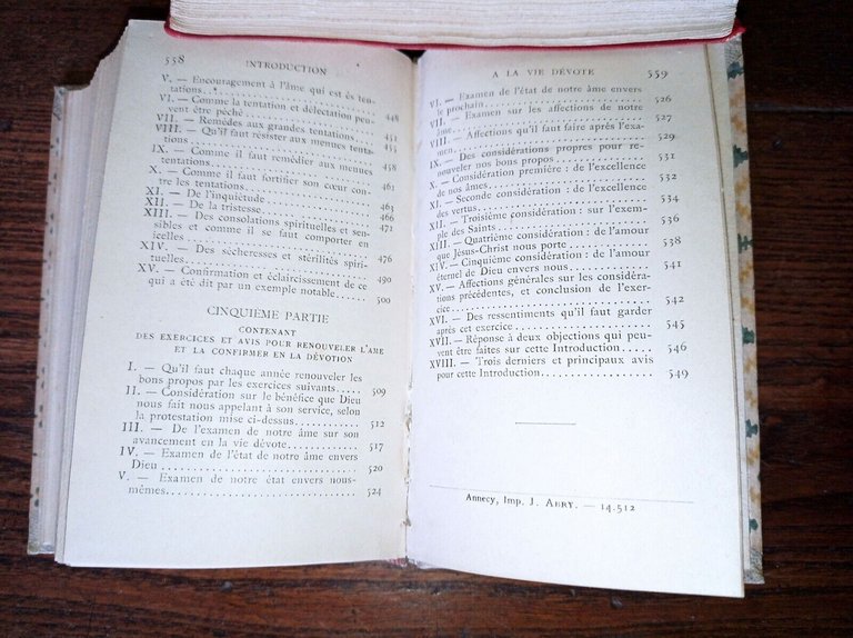 INTRODUCTION A LA VIE DÉVOTE PAR SAINT FRANÇOIS DE SALES,1911 …