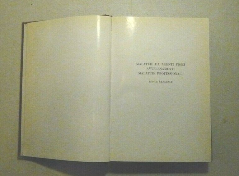Introzzi, MALATTIE DA AGENTI FISICI,AVVELENAMENTI,MALATTIE PROFESSIONALI
