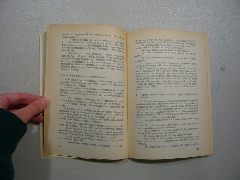 INVENTARIO verso nuove drammaturgie, LA SCRITTURA SCENICA n.5[teatro