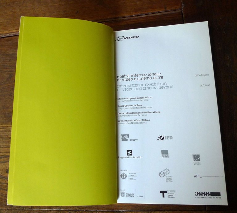 INVIDEO 2010.TRACCE/TRACES.EXHIBITION OF VIDEO AND CINEMA BEYOND[catalogo mostra