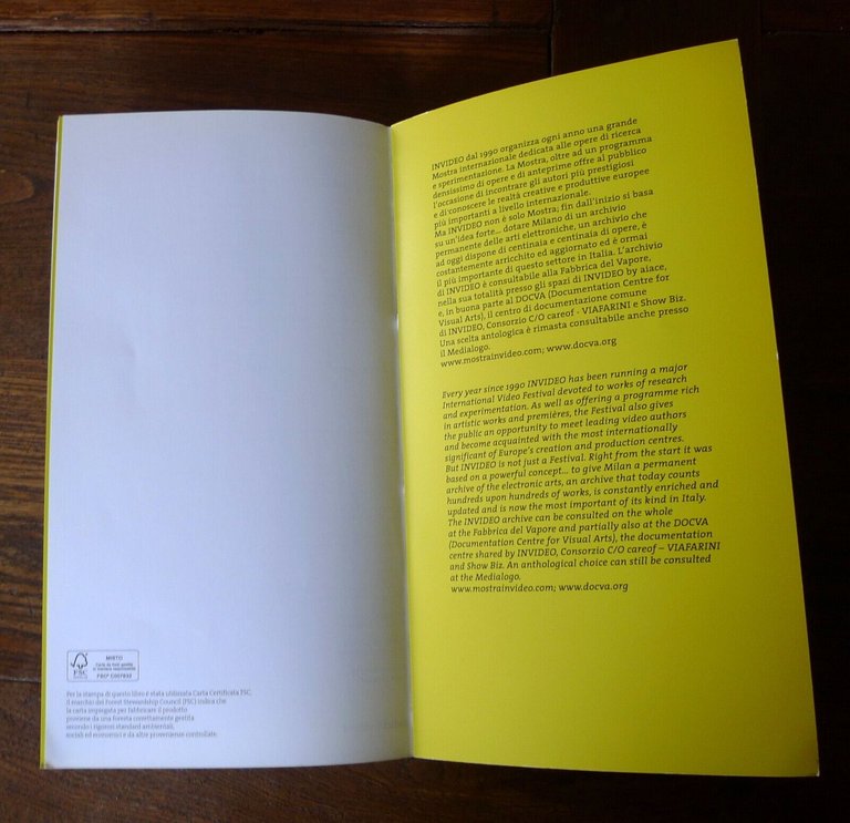 INVIDEO 2010.TRACCE/TRACES.EXHIBITION OF VIDEO AND CINEMA BEYOND[catalogo mostra