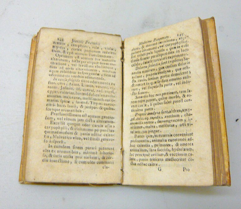 IOANNIS PRAEVOTII[Jean Prevost]MEDICINA PAUPERUM,1719 Conzatti,Padova[farmacia