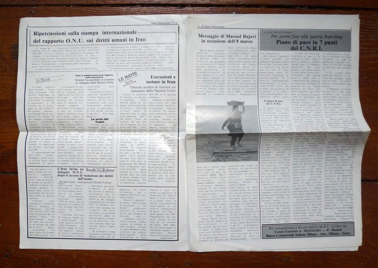 IRAN LIBERAZIONE n.47/50 mar.apr.1983[Studenti Musulmani Iraniani,carcere Evin