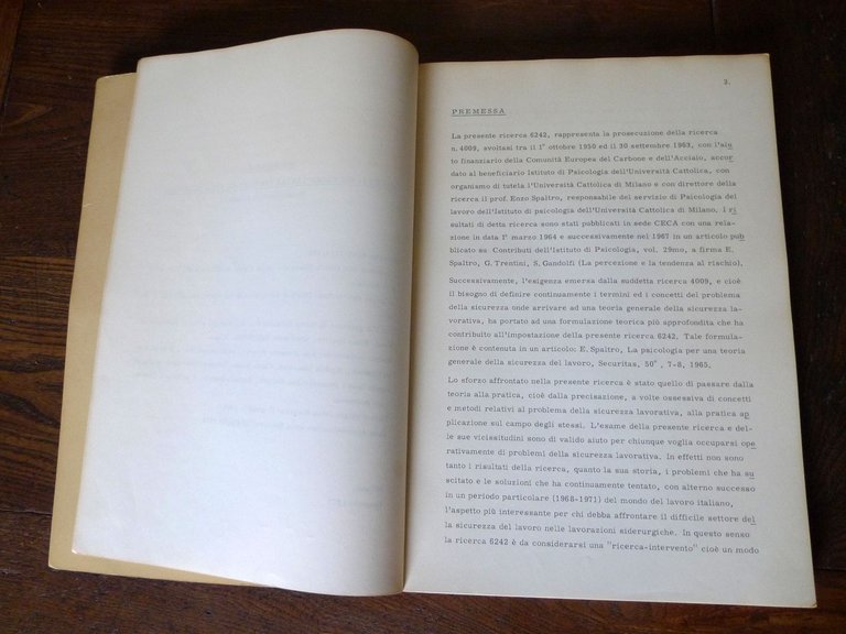 IRIPS,PROBLEMI PSICOLOGICI DELLA FORMAZIONE ALLA SICUREZZA LAVORATIVA,'72[LAVORO
