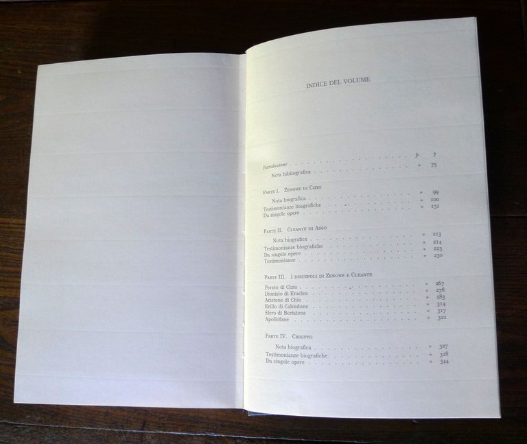 Isnardi Parente,STOICI ANTICHI.VOL.1,1989 UTET[STORIA FILOSOFIA,Zenone,Crisippo
