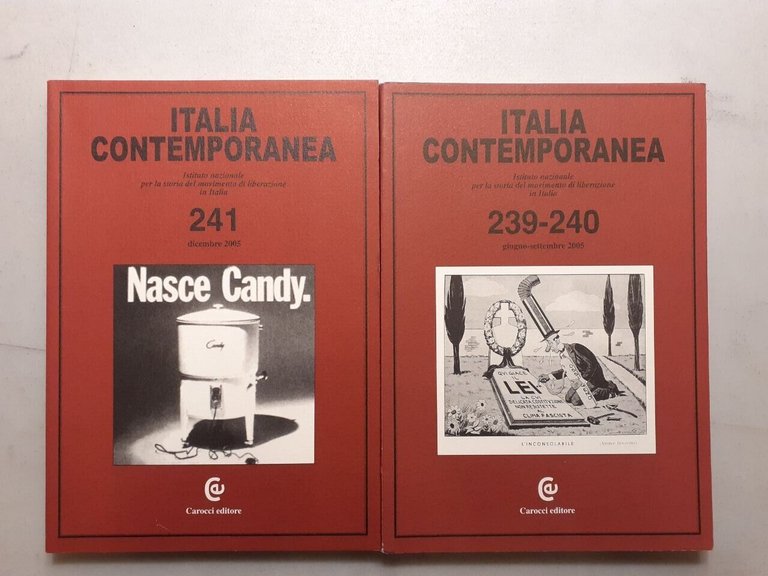 ITALIA CONTEMPORANEA 2005 (manca 238),Carocci[movimento di liberazione in Italia