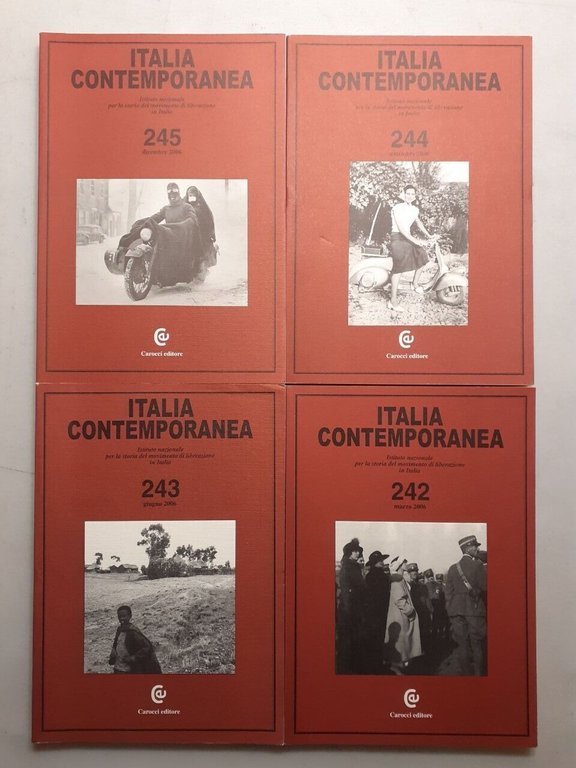 ITALIA CONTEMPORANEA 2006 completa,Carocci[movimento di liberazione in Italia