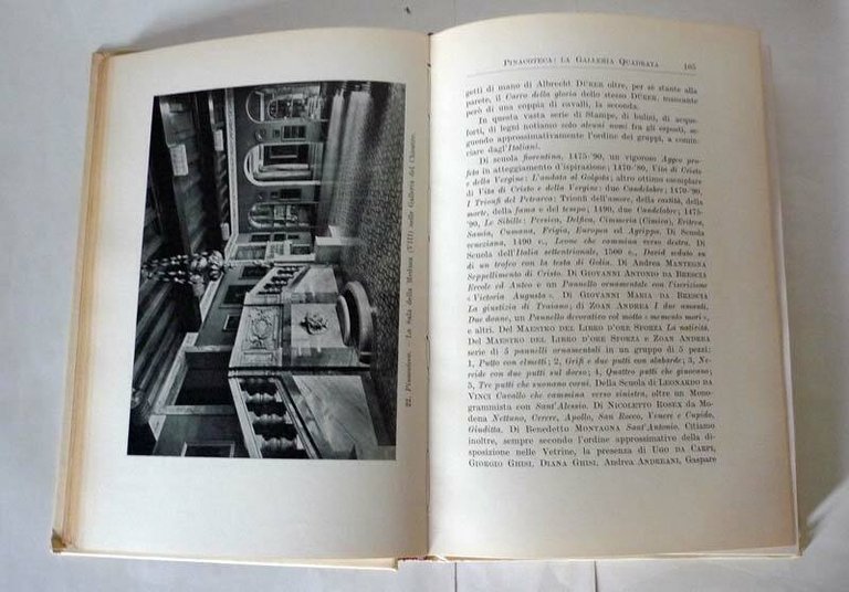 ITINERARIO PER IL VISITATORE DELLA BIBLIOTECA AMBROSIANA,PINACOTECA,1951 Hoepli