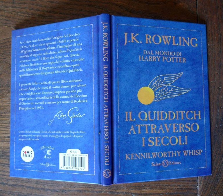 J.K.Rowling,IL QUIDDITCH ATTRAVERSO I SECOLI,2010 Salani[Harry Potter