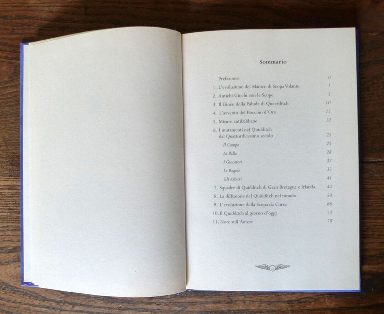 J.K.Rowling,IL QUIDDITCH ATTRAVERSO I SECOLI,2010 Salani[Harry Potter