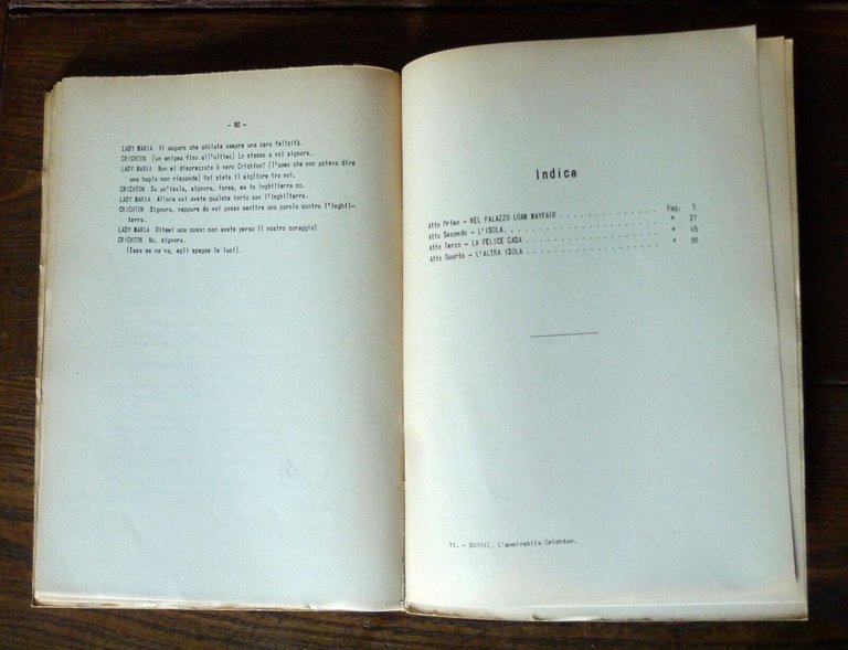 J.M.Barrie,L'AMMIRABILE CRICHTON,Patron 1961[LETTERATURA INGLESE