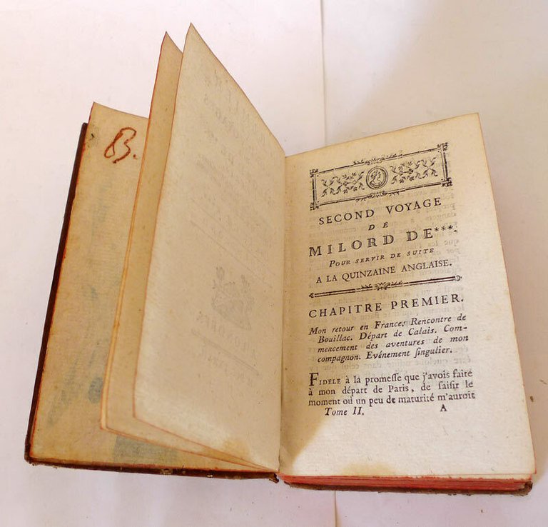 J.Rutledge,PREMIER ET SECOND VOYAGES DE MILORD DE*** À PARIS,1782[storia Francia