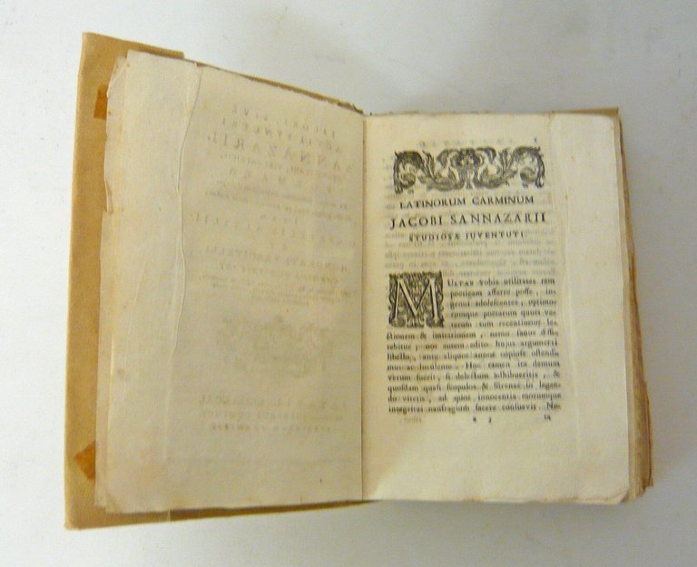 JACOPO SANNAZARO,POEMATA,1751 Cominus,Padova[poesia,De partu virginis,Sannazzaro