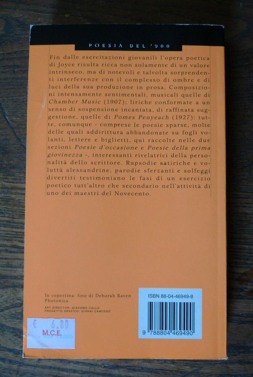 James Joyce,POESIE,1999 OSCAR Mondadori[Alfredo Giuliani,Edoardo Sanguineti