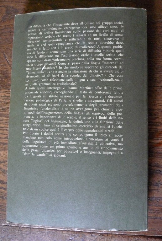 Jeanne Martinet,LINGUISTICA E PEDAGOGIA,1975 Franco Angeli | Immagine Gallery 2