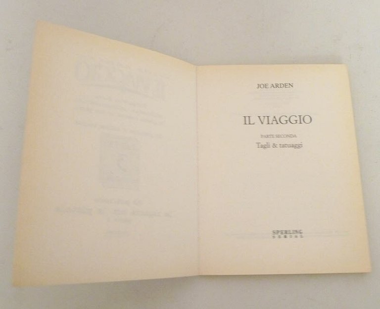 Joe Arden,IL VIAGGIO 2.Tagli & tatuaggi,1997 Sperling & Kupfer SERIAL