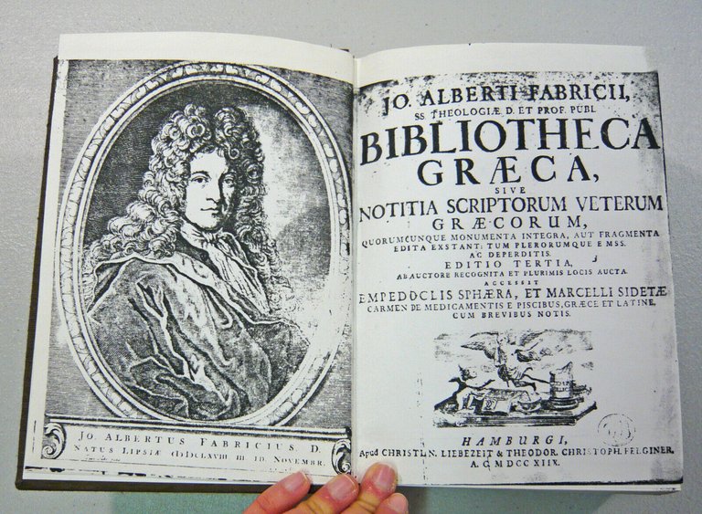 Johann Albert Fabricius,BIBLIOTHECA GRAECA MEDICA,1718[anastatica,medicina