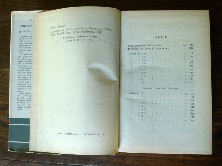 Johann P.Eckermann,COLLOQUI CON GOETHE,1947 Sansoni[critica letteraria,biografia | Immagine Gallery 4