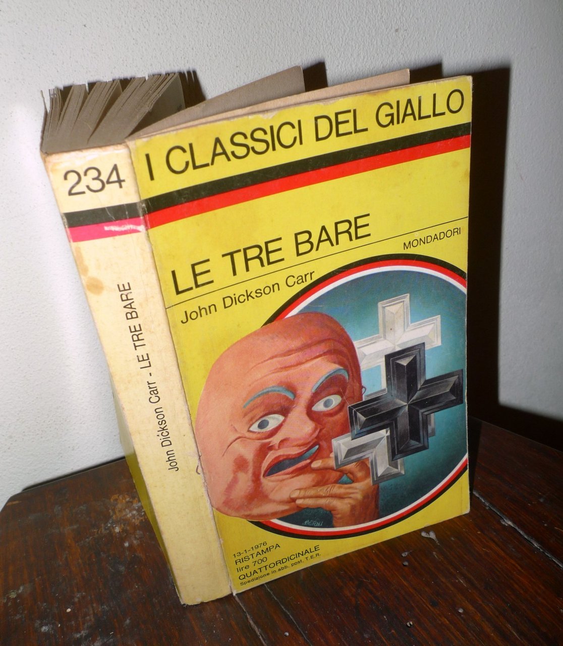 John Dickson Carr,LE TRE BARE,1976 Mondadori[I CLASSICI DEL GIALLO/234