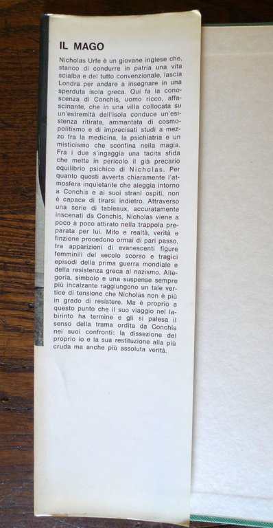 John Fowles, IL MAGO, 1969 Rizzoli, prima edizione