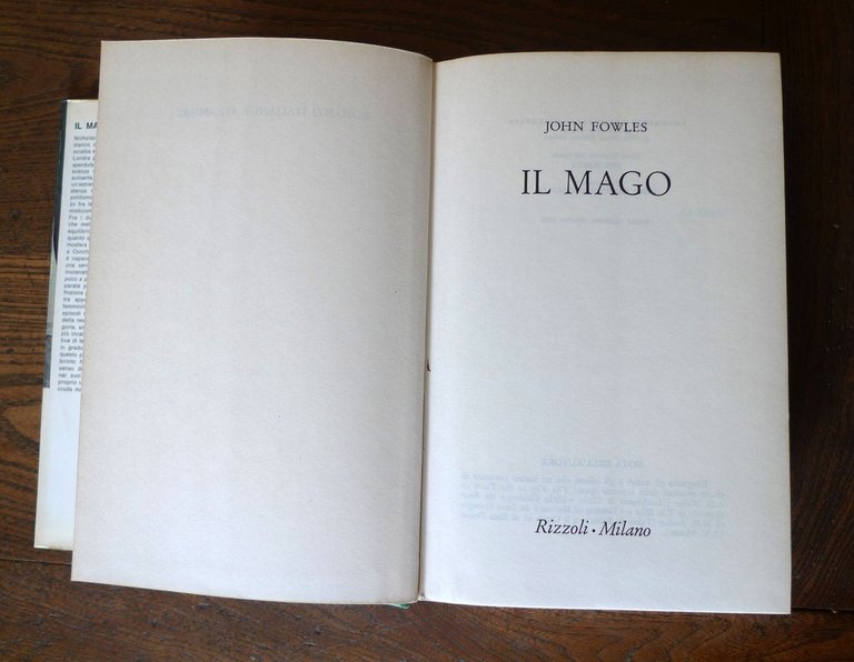 John Fowles, IL MAGO, 1969 Rizzoli, prima edizione