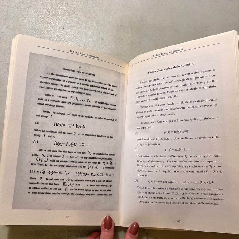 John Nash,GIOCHI NON COOPERATIVI e altri scritti,Zanichelli 2008[Sylvia Nasar