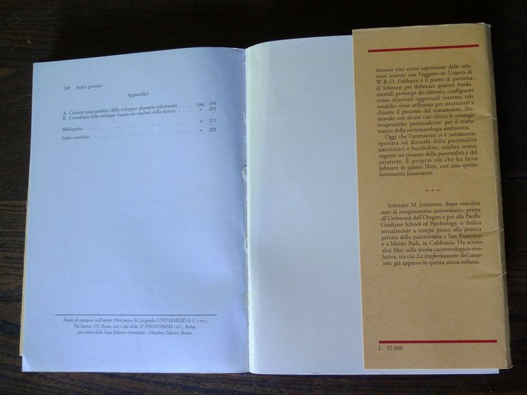 Johnson,IL CARATTERE SIMBIOTICO,1994 Astrolabio-Ubaldini[psicologia del profondo