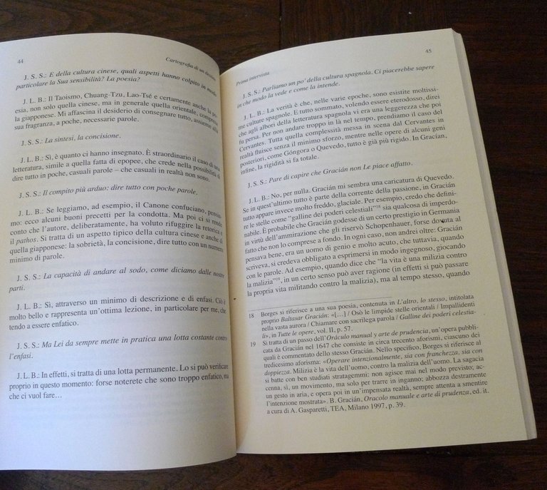 Jorge Luis Borges,CARTOGRAFIA DI UN DESTINO.INTERVISTE,2012 Mimesis