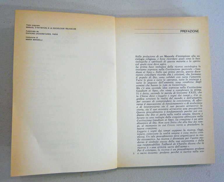 Joseph Laloux,INTRODUZIONE ALLA SOCIOLOGIA RELIGIOSA,1968 Cittadella[Concilio