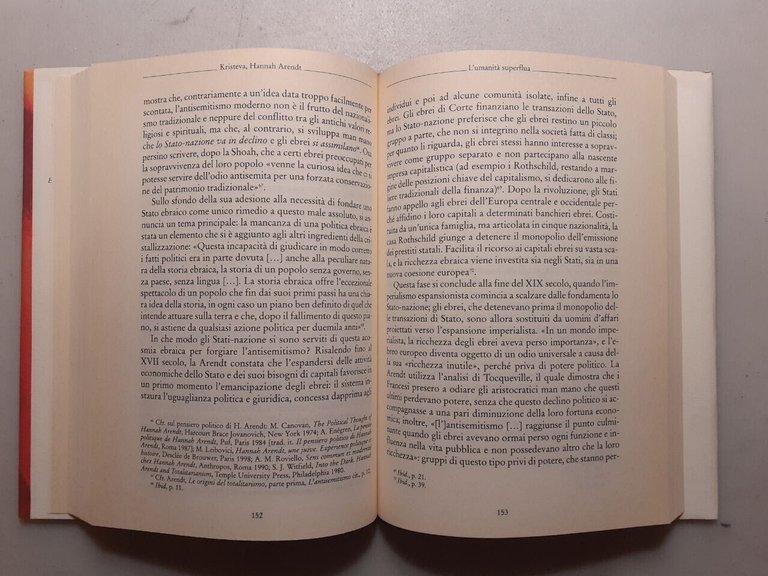 Julia Kristeva,HANNAH ARENDT. La vita, le parole, Donzelli 2005