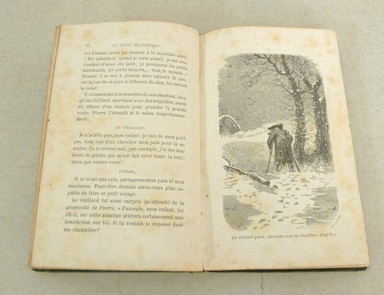 Julie Gouraud,LE PETIT COLPORTEUR,1868 Hachette[24 vignettes,De Neuville