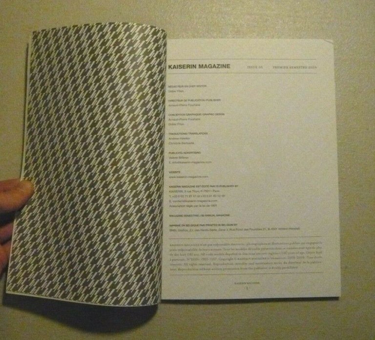 KAISERIN n.5 A magazine for boys with problems,2009[Artaud-Pierre Fourtané,arte