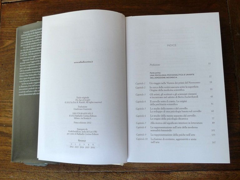 Kandel,L'ETÀ DELL'INCONSCIO.Arte,mente e cervello,2012 Cortina[psicologia