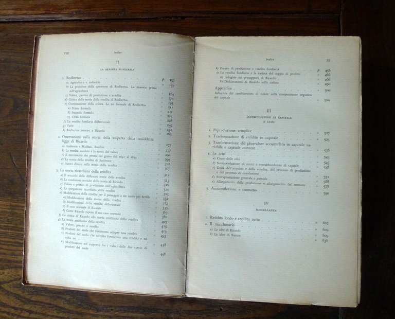 Karl Marx,STORIA DELLE TEORIE ECONOMICHE.II DAVID RICARDO,1955 Einaudi[ECONOMIA