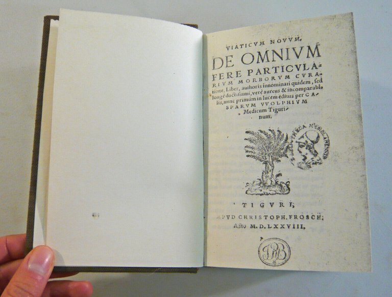 Kaspar Wolf,VIATICUM NOVUM,1578[anastatica,medicina