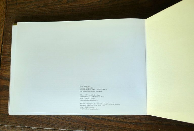 Kinkaleri, OTTO ,2003 Maschietto&ditore[TEATRO contemporaneo