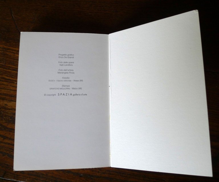 KJELL LANDFORS.SPAZIA Galleria d'arte[contemporanea,catalogo