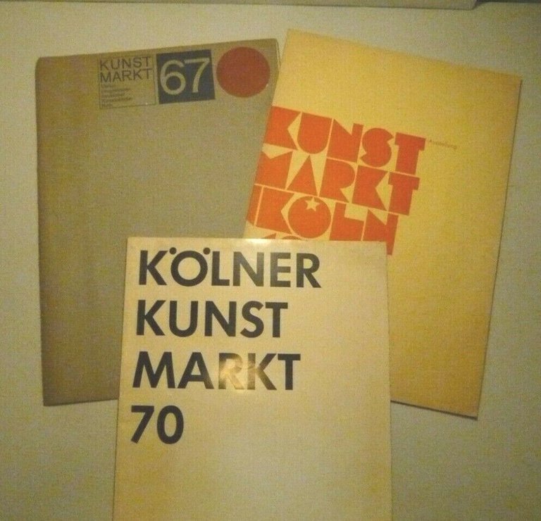 KOLNER KUNST MARKT 67, 69, 70,1967, 1969, 1970[catalogo, antiquariato