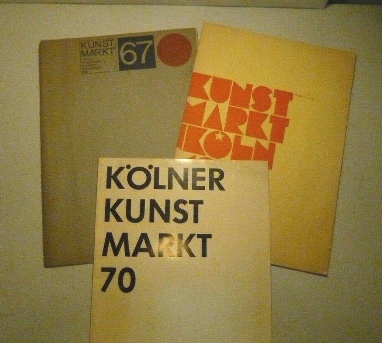 KOLNER KUNST MARKT 67, 69, 70,1967, 1969, 1970[catalogo, antiquariato