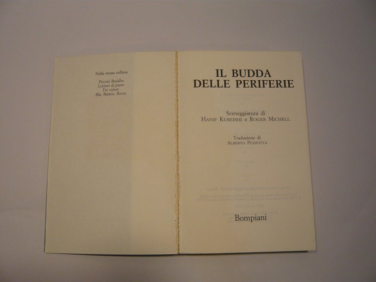 Kureishi,Michell IL BUDDA DELLE PERIFERIE, Bompiani 1993[cinema