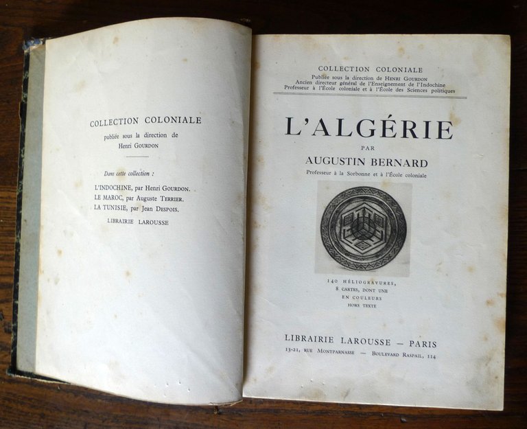 L'ALGÉRIE par AUGUSTIN BERNARD,1931 Larousse[storia,Algeria | Immagine Gallery 2
