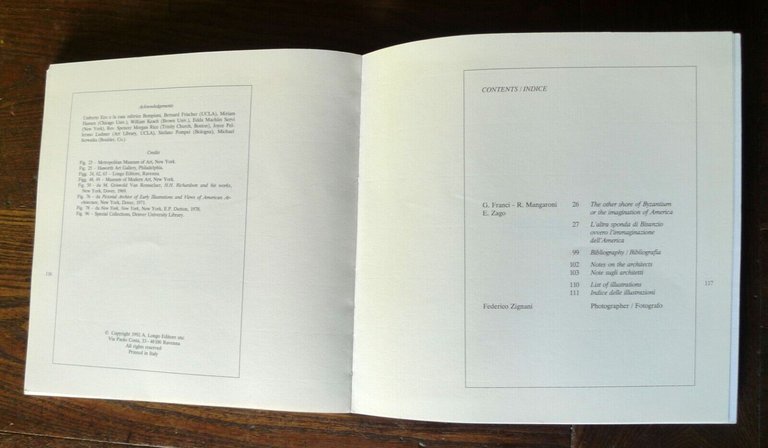 L'ALTRA SPONDA DI BISANZIO OVVERO L'IMMAGINAZIONE DELL'AMERICA,1992[ARCHITETTURA