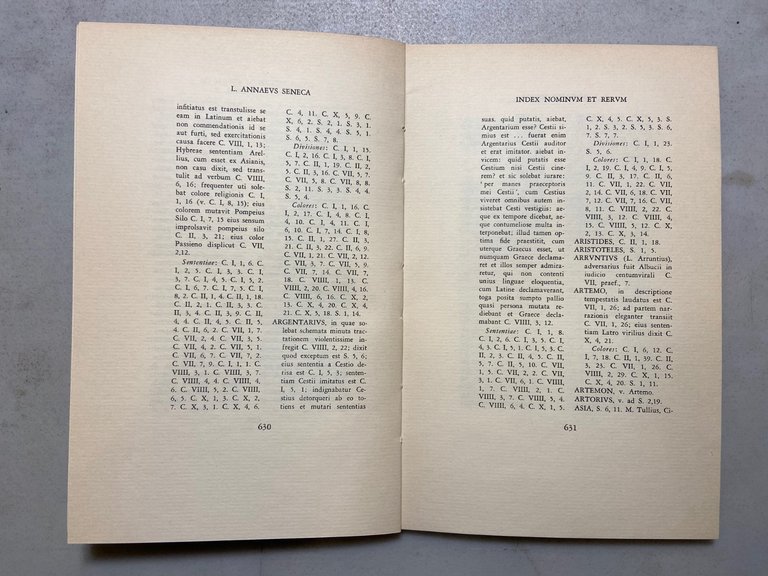 L. Anneus Seneca,INDICEM NOMINUM ET RERUM INSTRUXIT CHRISTINA ZANI, v. … | Immagine Gallery 3