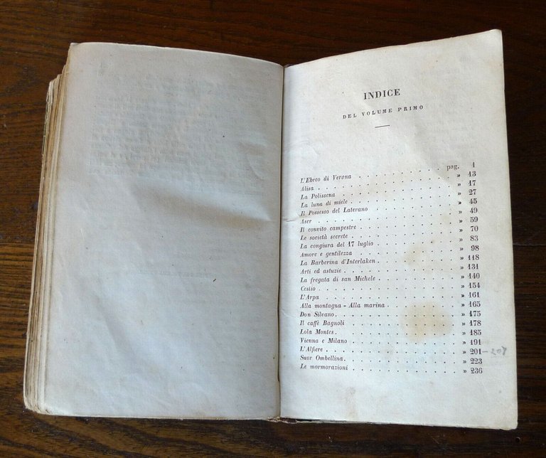 L'EBREO DI VERONA.RACCONTO STORICO DALL'ANNO 1846 AL 1849,Boniardi-Pogliani 1855