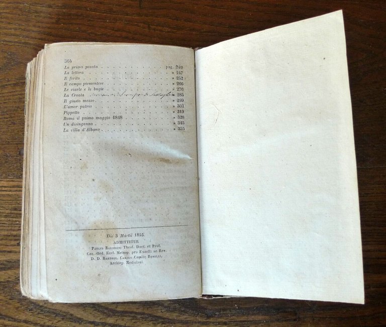 L'EBREO DI VERONA.RACCONTO STORICO DALL'ANNO 1846 AL 1849,Boniardi-Pogliani 1855