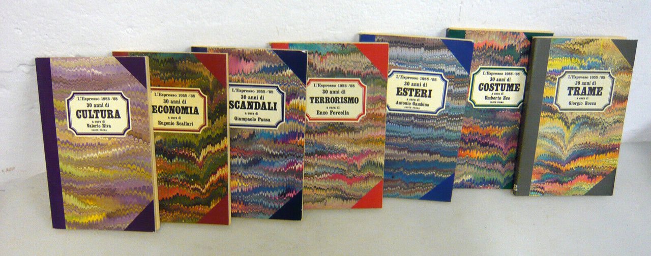 L’ESPRESSO 1955-85.30 ANNI DI COSTUME/TRAME/CULTURA/ECONOMIA/SCANDALI/TERRORISMO