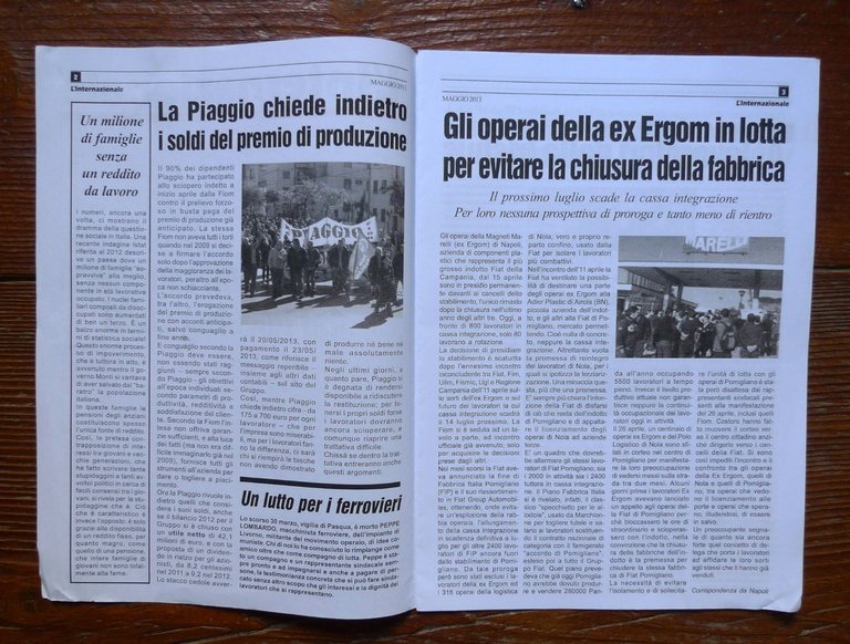 L'INTERNAZIONALE.PERIODICO COMUNISTA 41/119/123 2003-14[UCI Unione Comunista Int | Immagine Gallery 4