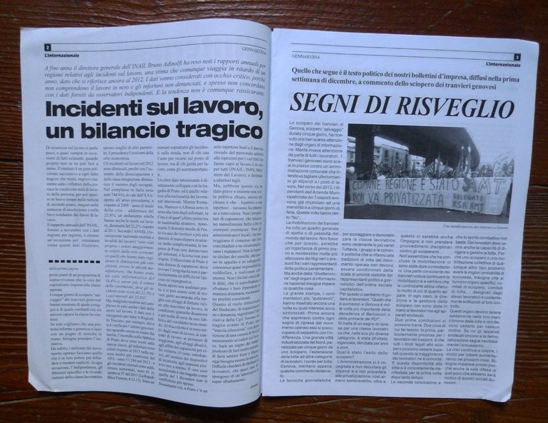 L'INTERNAZIONALE.PERIODICO COMUNISTA 41/119/123 2003-14[UCI Unione Comunista Int | Immagine Gallery 6