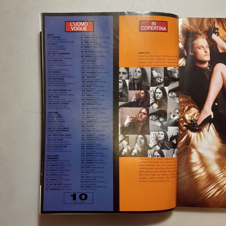 L’UOMO VOGUE N. 352 luglio/agosto 2004 Edizioni Condé Nast S.p.A