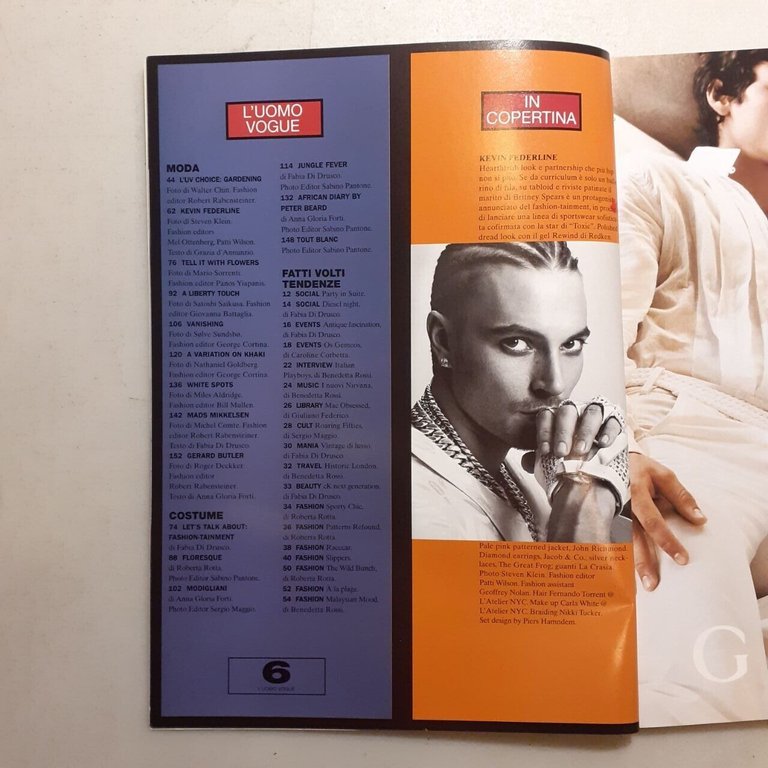 L’UOMO VOGUE n. 360 aprile 2005 Edizioni Condé Nast S.p.A